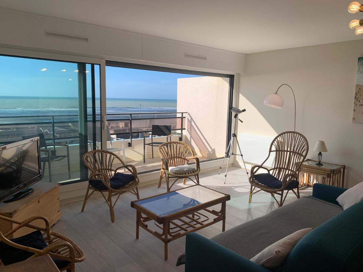 Appt Traversant Vu Mer Et Dunes Avec Garage Le Touquet Esterno foto