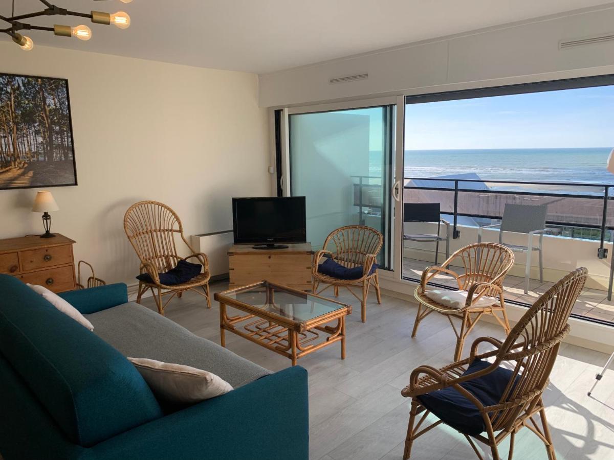 Appt Traversant Vu Mer Et Dunes Avec Garage Le Touquet Esterno foto
