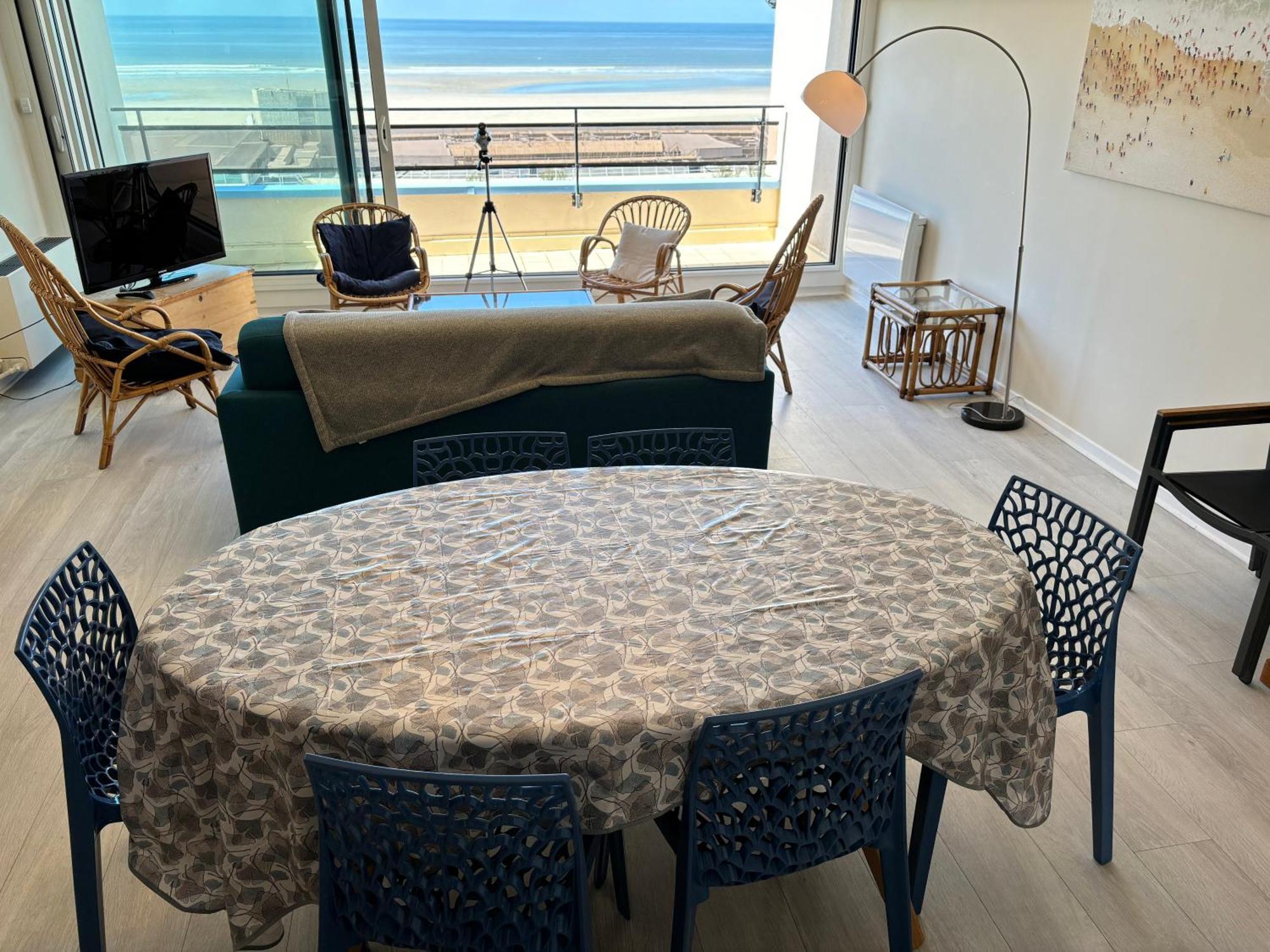 Appt Traversant Vu Mer Et Dunes Avec Garage Le Touquet Esterno foto