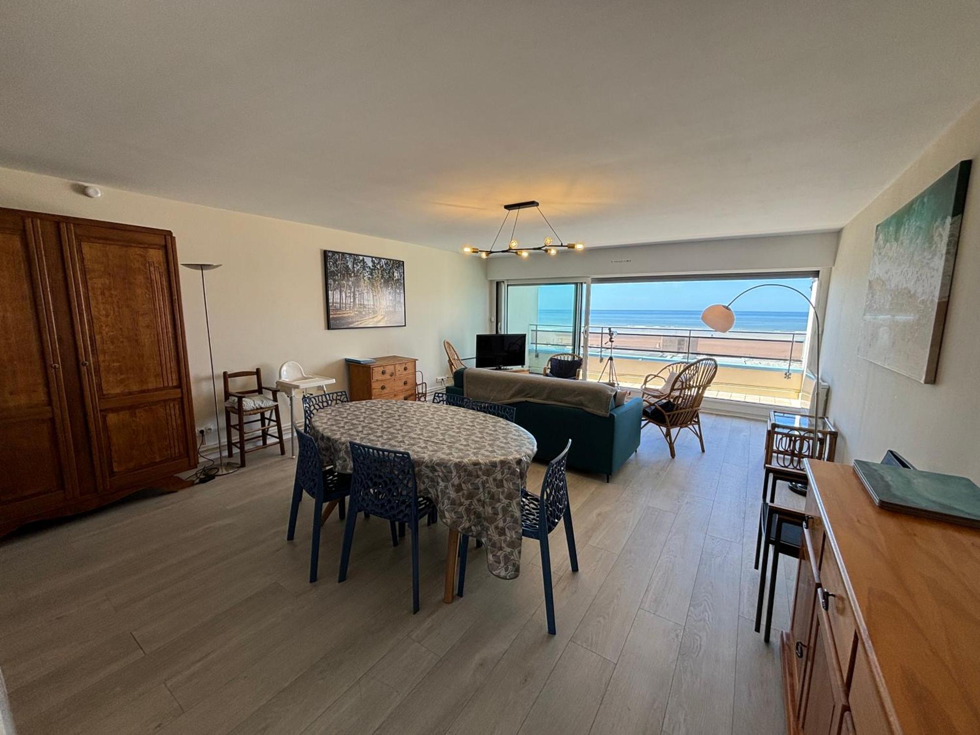 Appt Traversant Vu Mer Et Dunes Avec Garage Le Touquet Esterno foto